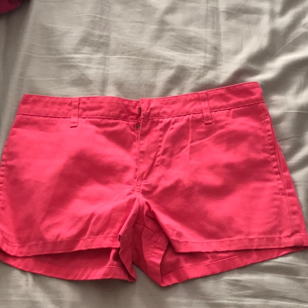Bright pink dickies shorts